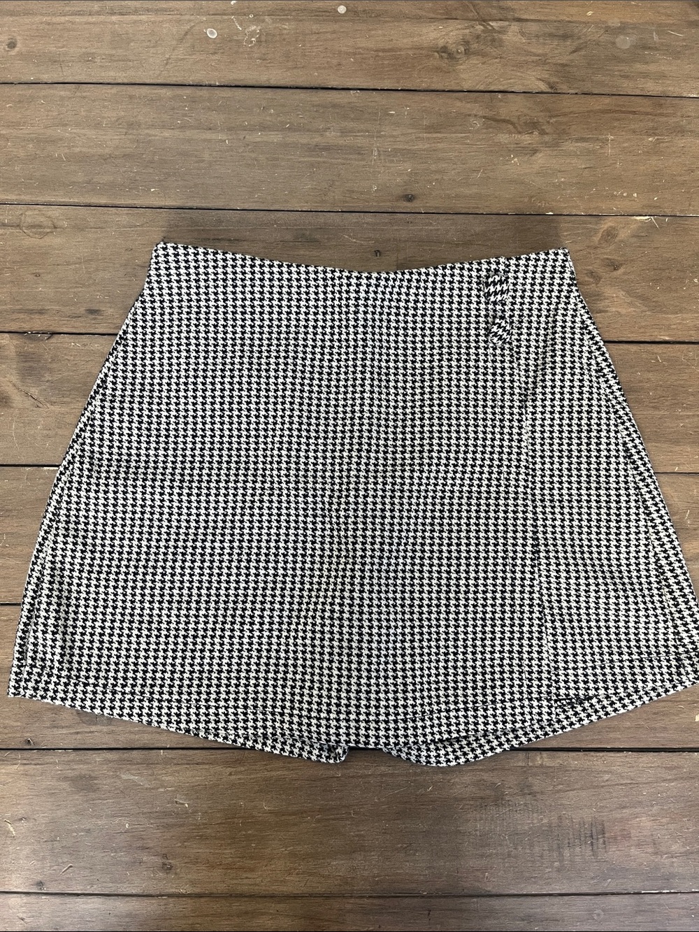 Zara Girls 13/14 Black and White Houndstooth Skort